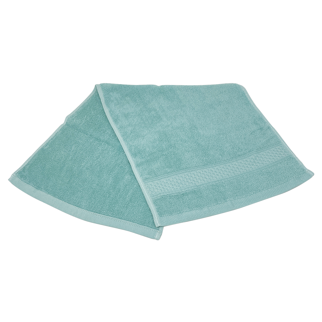 Hand Towel Combed Cotton Tiffany Blue 34x74 cm (10pc/pk)